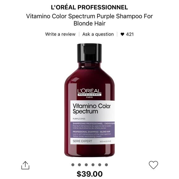 L'Oreal Other - L'Oréal Professional Vitamino Color Spectrum Purple Shampoo